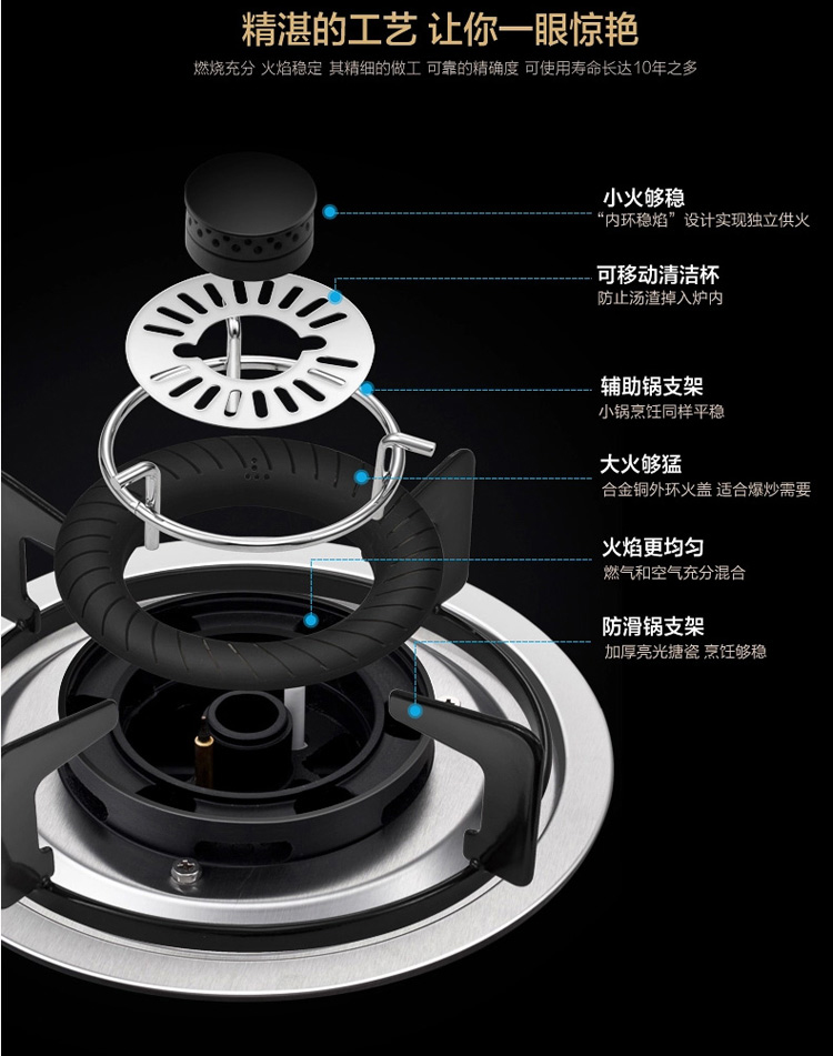 美的（Midea）小户型 性价比 侧吸式抽油烟机灶具套装(天然气) CXW-200-DJ213