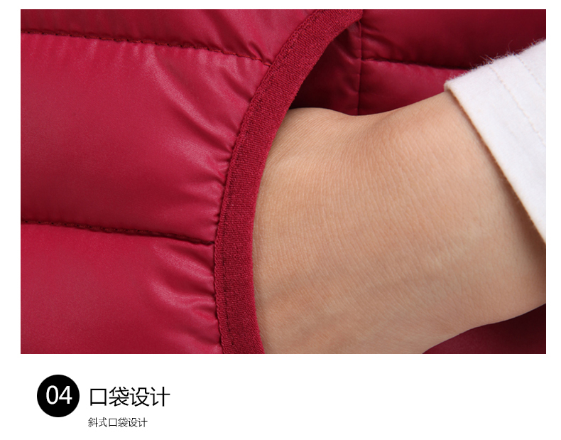 伊依谷韩版羽绒棉马甲女秋冬短款马甲外套T2 黑色 5XL