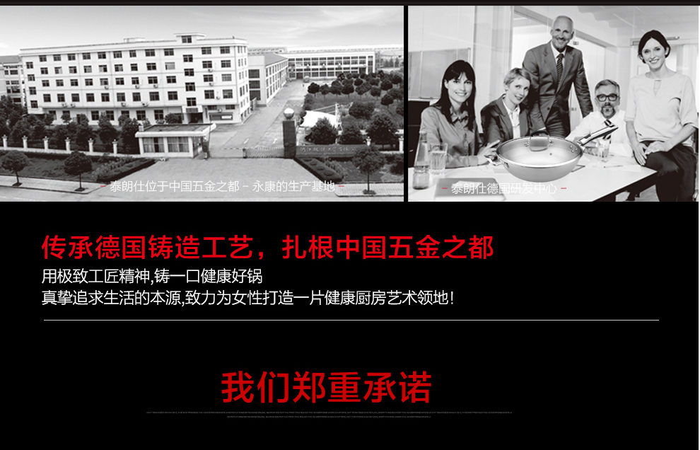泰朗仕德国工艺不锈钢炒锅健康低压节能养生锅无涂层炒锅不粘锅无油烟锅炒菜锅具电磁炉通用不沾锅 A款 德国FS鱼鳞仿生工艺