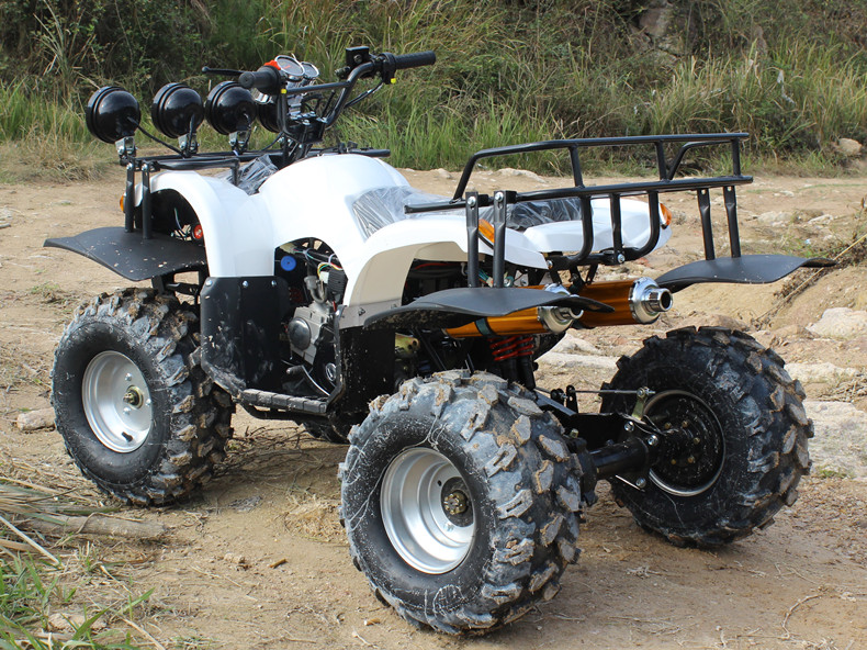 小公牛沙滩车四轮越野摩托车125cc迷你卡丁车成人汽油全地形山地车差