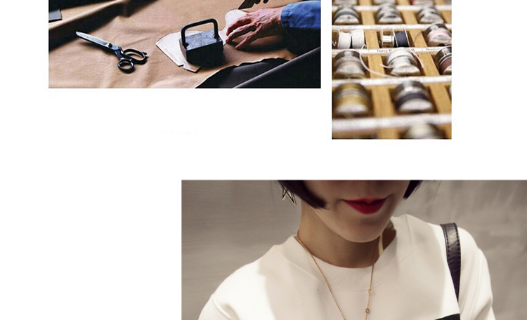 仙元素/小盖子2015秋冬装卫衣女纯色休闲运动棒球服外套薄款女士长袖衫圆领宽松大码T恤潮款 白色 M