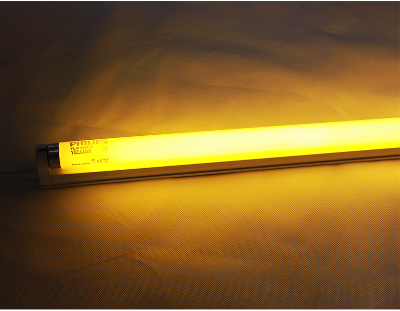 黄色安全灯管无紫外线黄光灯管tl-d 18w/16 36w/16防紫外线 tl-d36w