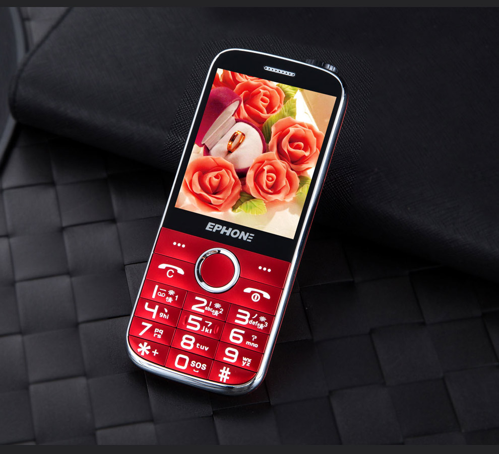 易丰（Ephone）E99- 电信2G老人手机 黑色