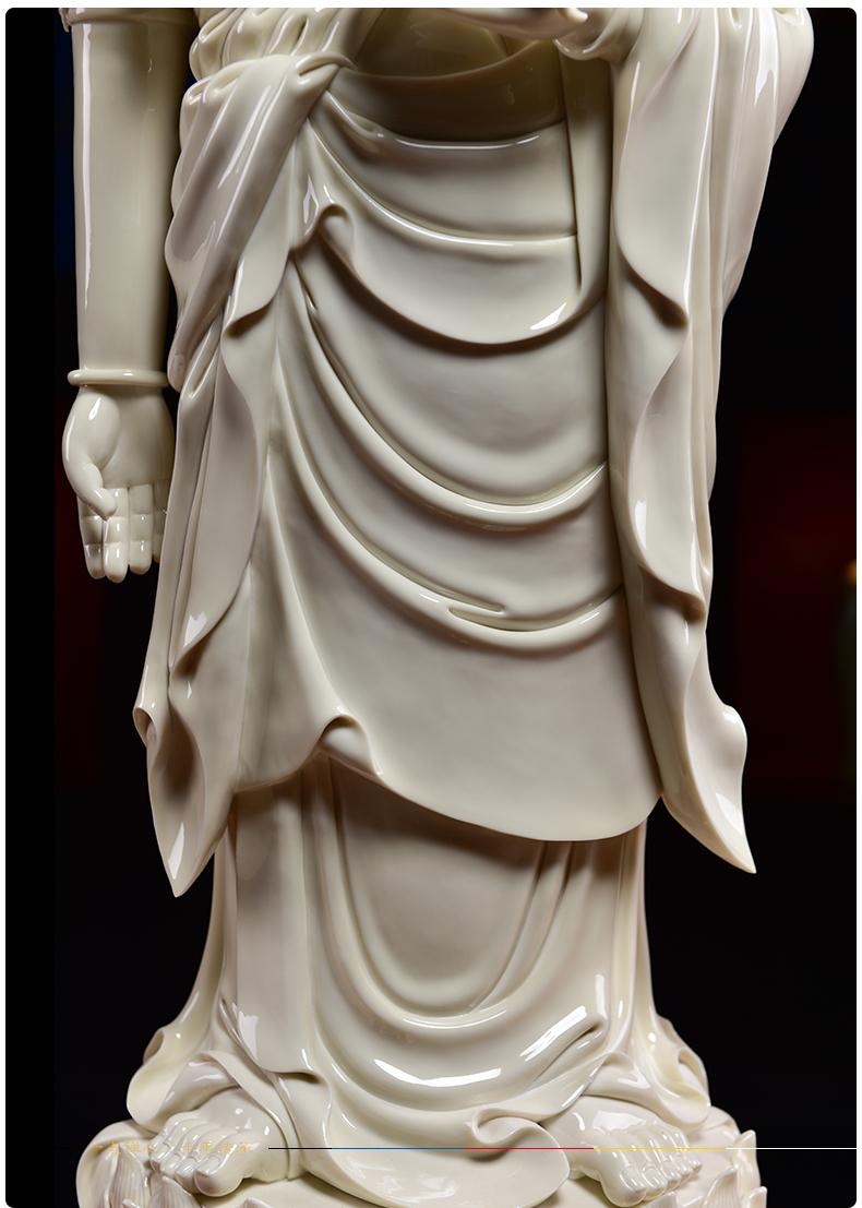 菩萨如来佛大势至德化白瓷瓷雕工艺品d0353b36吋立莲西方三圣阿弥陀佛