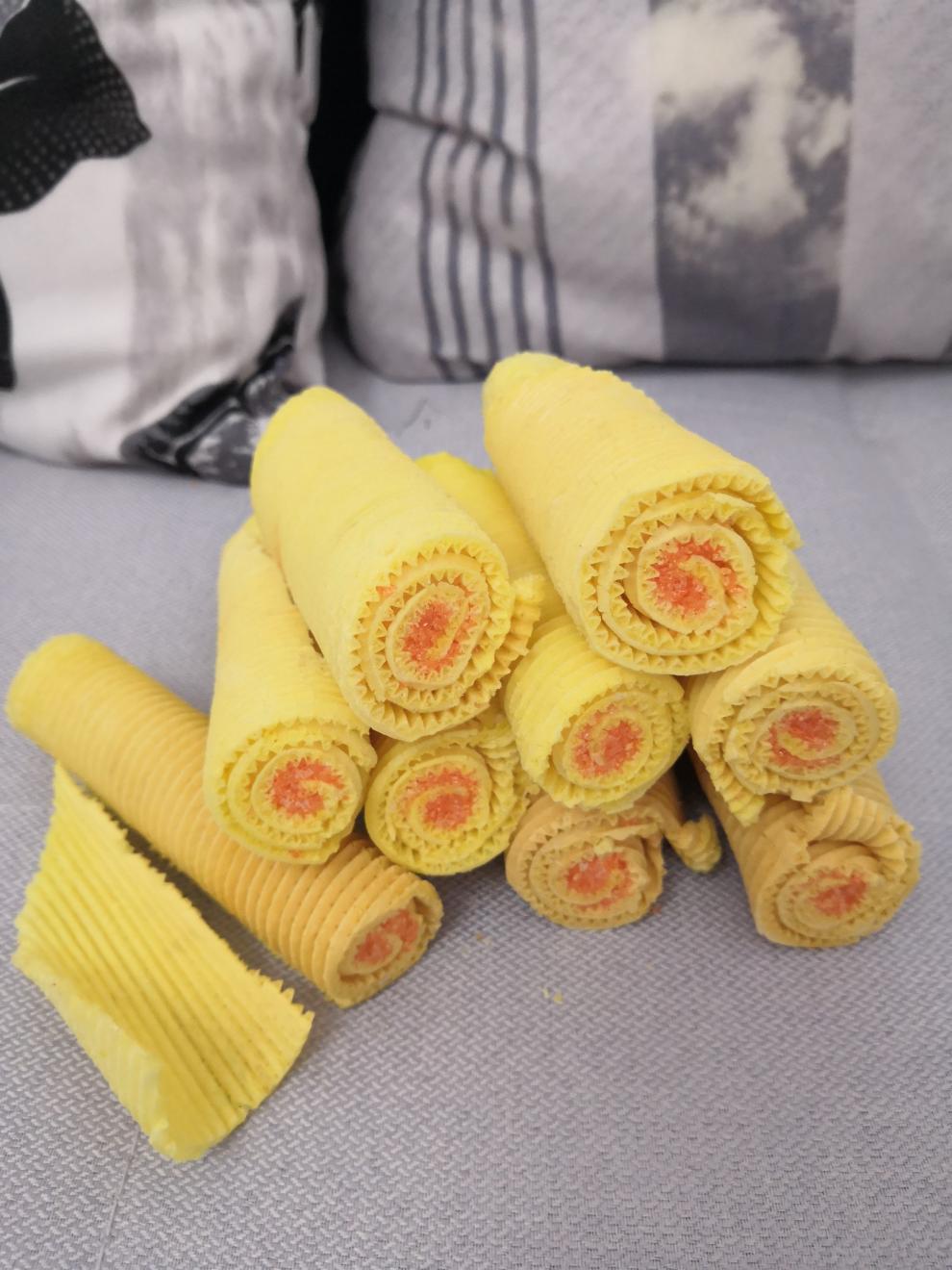 传统老式糕点现烤鸡蛋卷8090后怀旧休闲零食红糖鸡蛋蛋卷下午茶点心