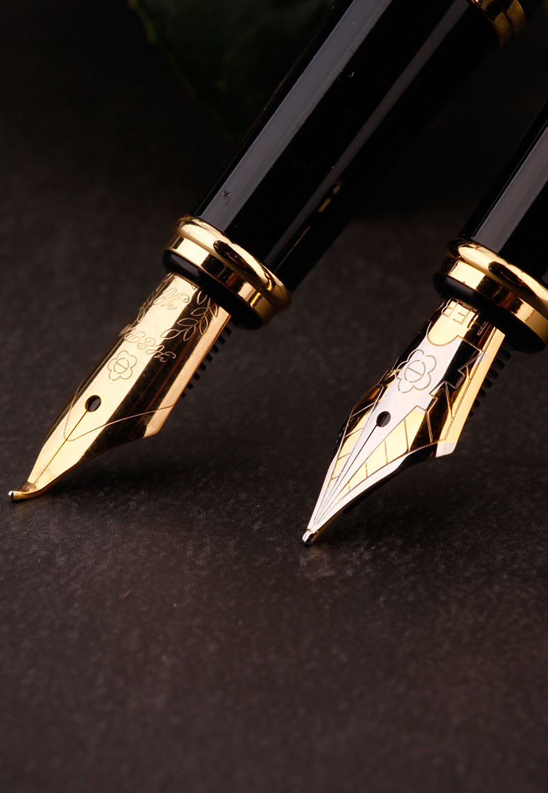 hero英雄钢笔1502双笔头笔墨组合礼盒套装成人商务办公书写钢笔学生用