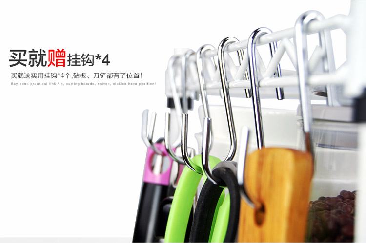 维艾 收纳厨房置物架沥水架微波炉架子 双层600 WA-ZW16-TGB