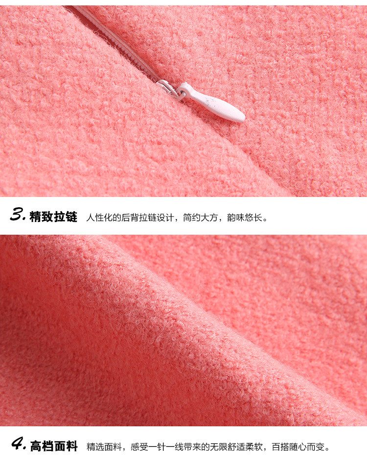 
                                        熙尼2017春装新款连衣裙两件套女时尚修身韩版春秋季短外套女加短裙套装/套裙女 驼色 L                