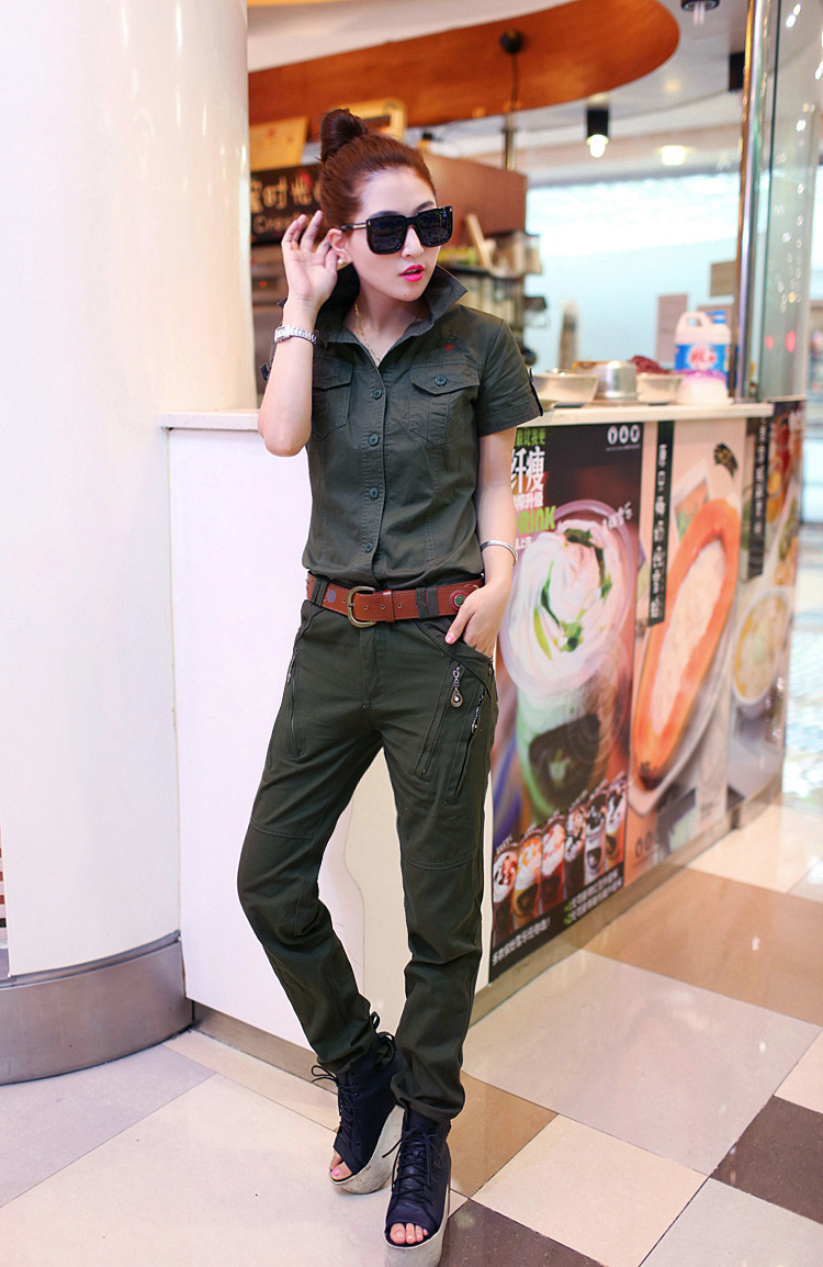 2016新款迷彩服套装女士军迷服作训服套装户外登山野营旅行军迷服饰