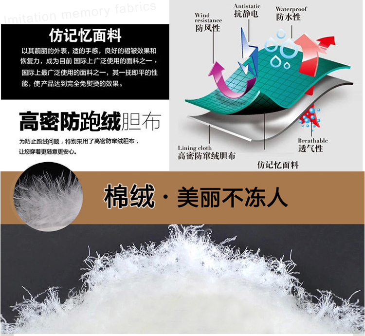 韩衣爱2015秋冬新品短外套女加绒加厚休闲百搭长袖气质短款大毛领钉珠棉服女 36016 粉红色 L