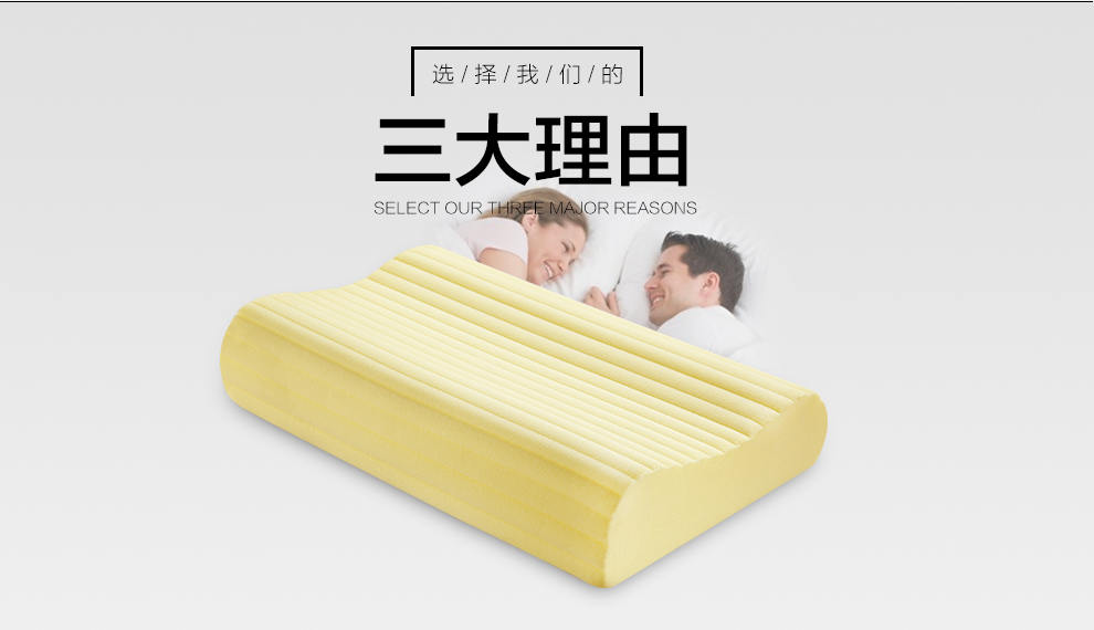 
                                        香港金宝丽goldfully B型零压力颈椎护颈记忆枕头 枕芯 白色                