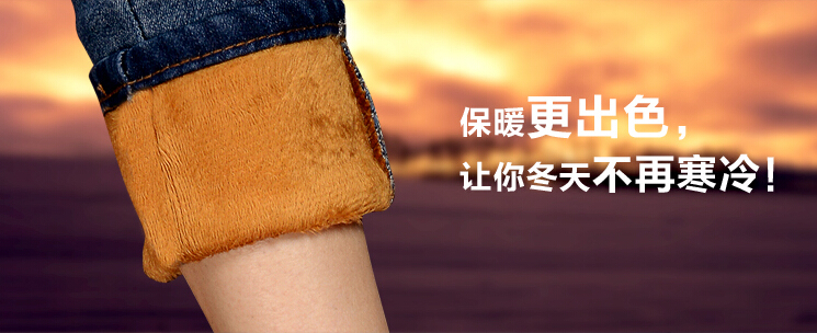 
                                        【特价】春秋装新款牛仔裤女小脚韩版修身两穿翻折铅笔裤长裤子 KXL1281 蓝色/单裤 28码                