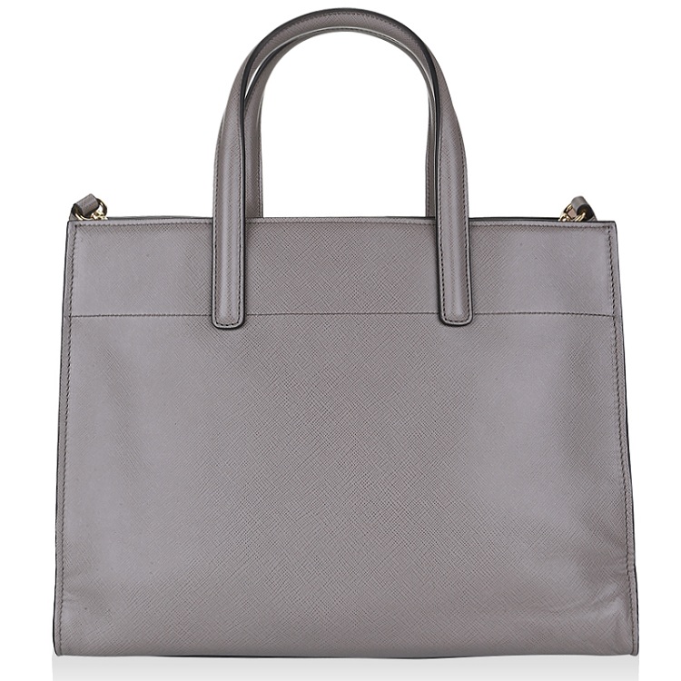 普拉达 prada 女士 雅灰色 压纹 提 挎多用包 bn26032a4bf0572 ey