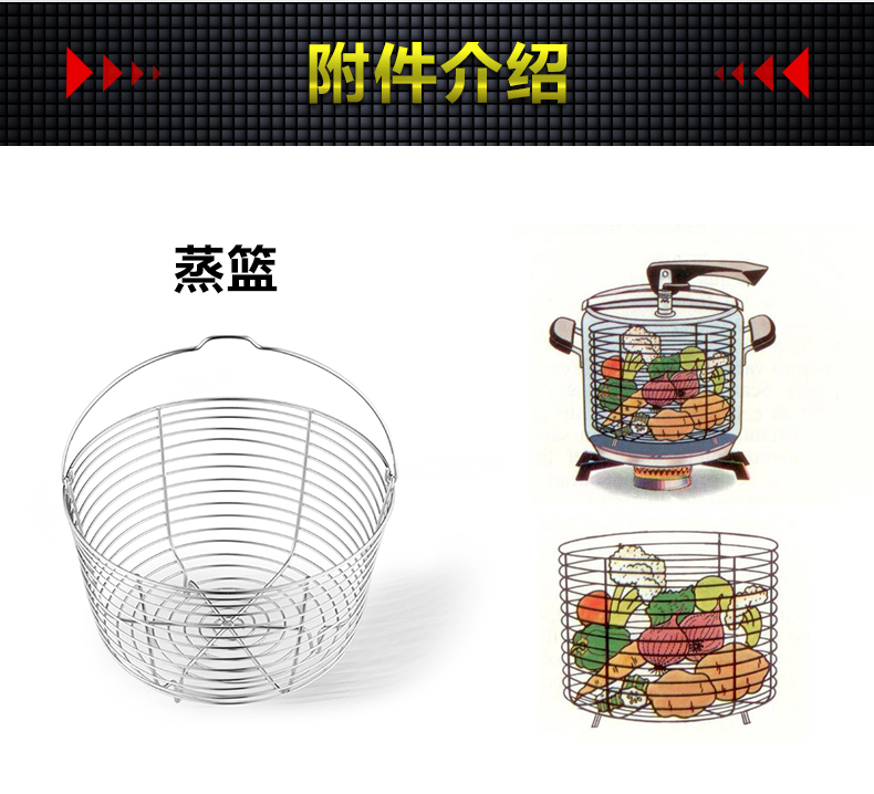 
                                        
                                        意大利拉歌蒂尼 诺维雅系列原装进口316不锈钢高压力锅/配赠汤锅玻璃锅盖单手可揭盖 5L                