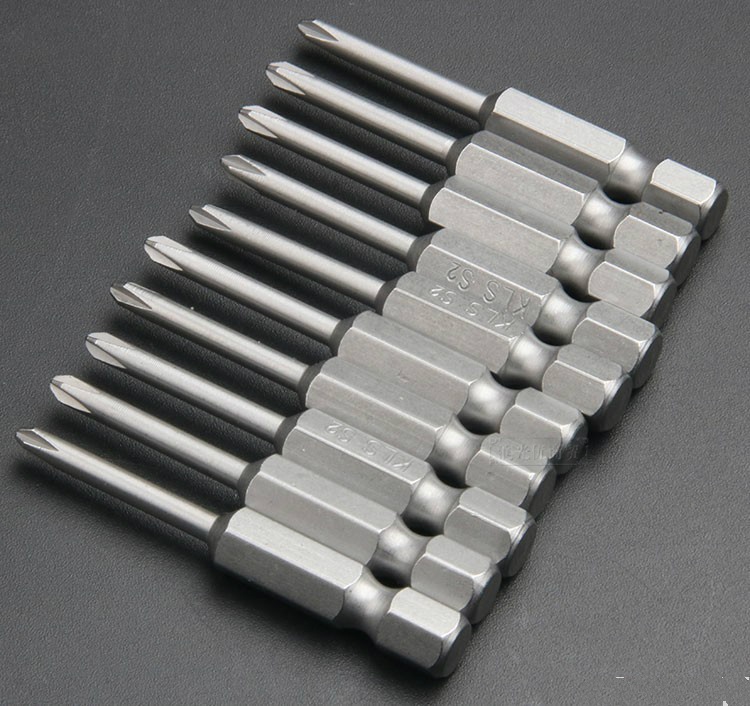 十字风批头高硬s2电动批头气动批头十字批嘴风批头风批嘴ph2ph1一根50