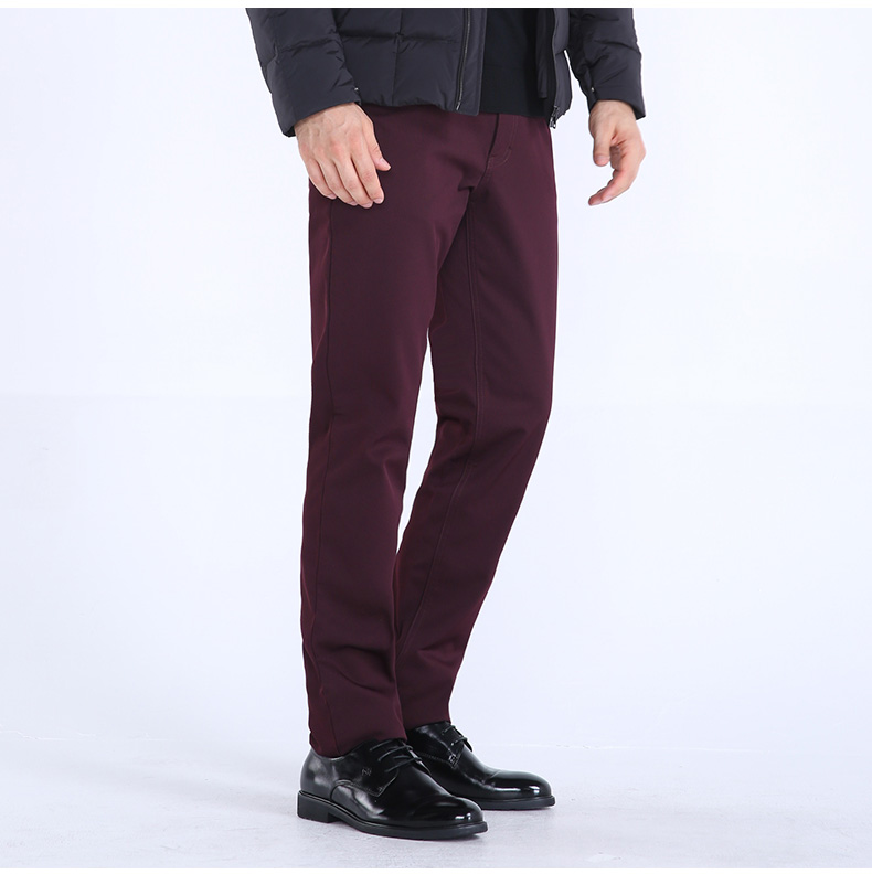 benato/宾度秋冬新款男士休闲裤 免烫抗皱男裤大码简约直筒 藏青色 32