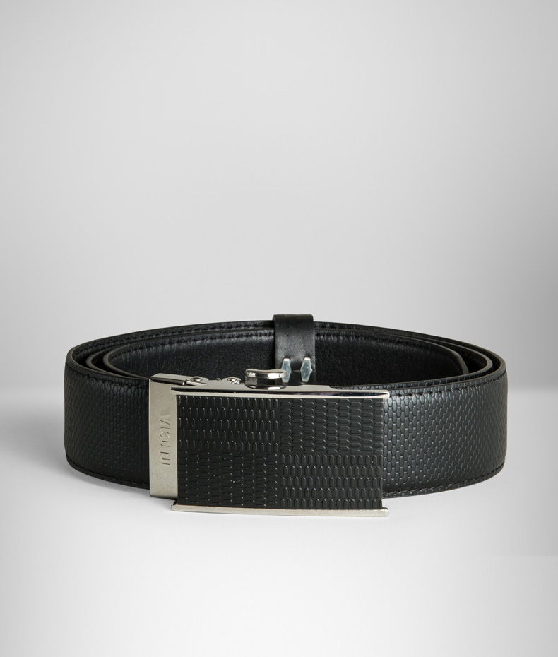 威可多vicutu 商务正装皮带 黑色男士牛皮真皮腰带 vlw14192515 黑色