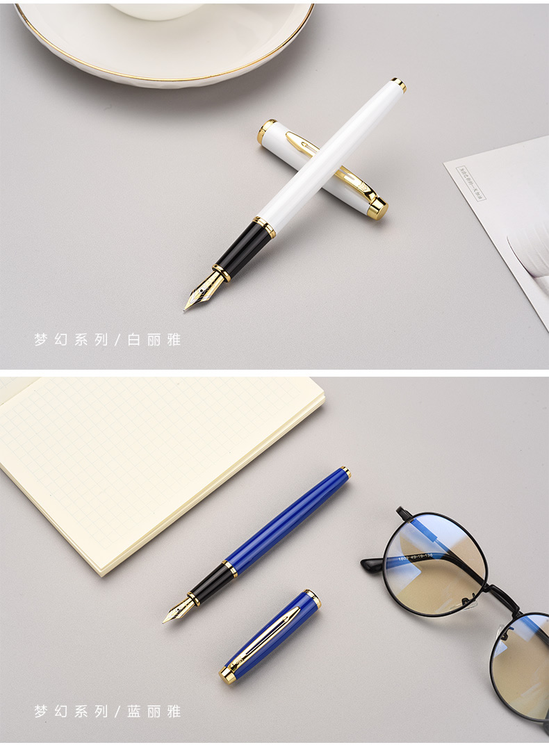 montagut梦特娇钢笔梦幻三合一签字笔用特细钢笔小学生专用美工笔弯头