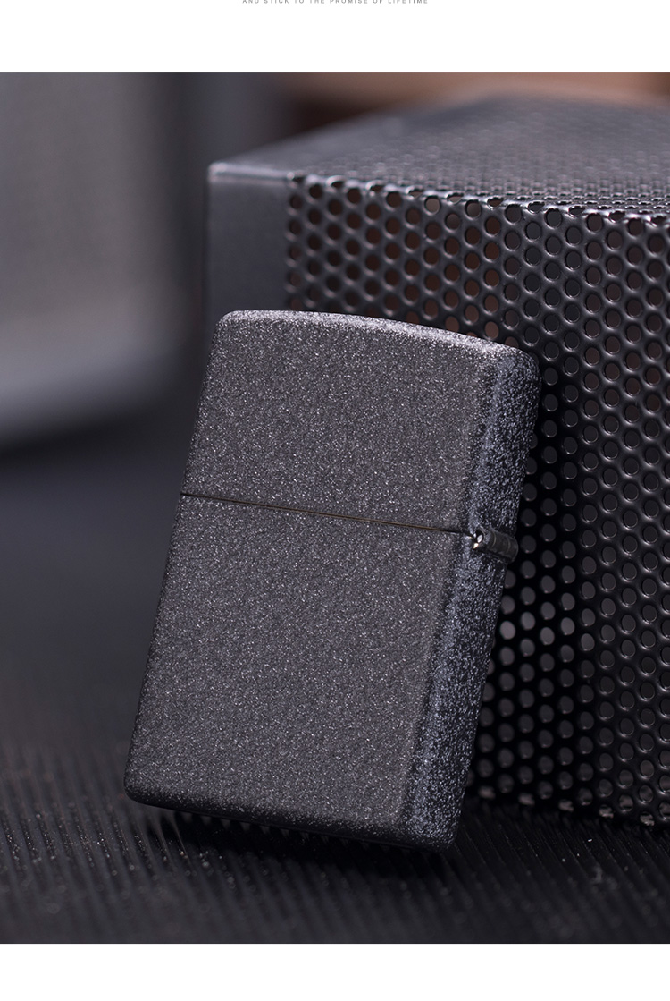 之宝(zippo)打火机 父与子 黑裂漆 镭射 236-c-000063