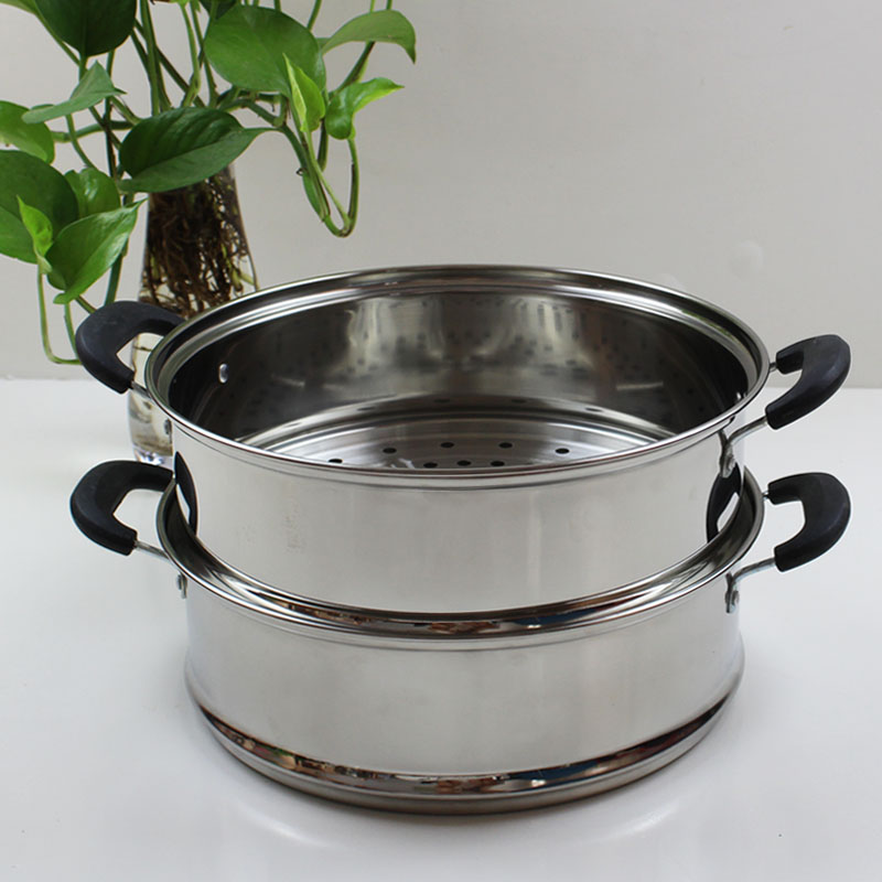 凹口蒸屉子口蒸笼蒸锅用蒸格加高加厚不锈钢 凹口笼28cm(笼底28cm)