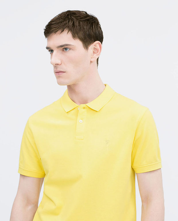 富绅virtue 精梳纯棉透爽珠地纯色男polo衫 tf102512 绿色 50