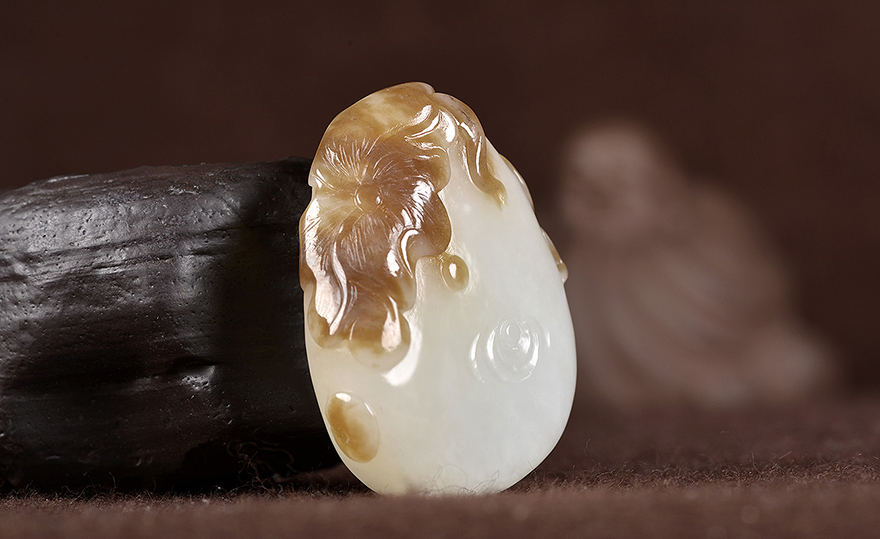 和田玉一路连科挂件 37.27g 新疆和田玉雕厂