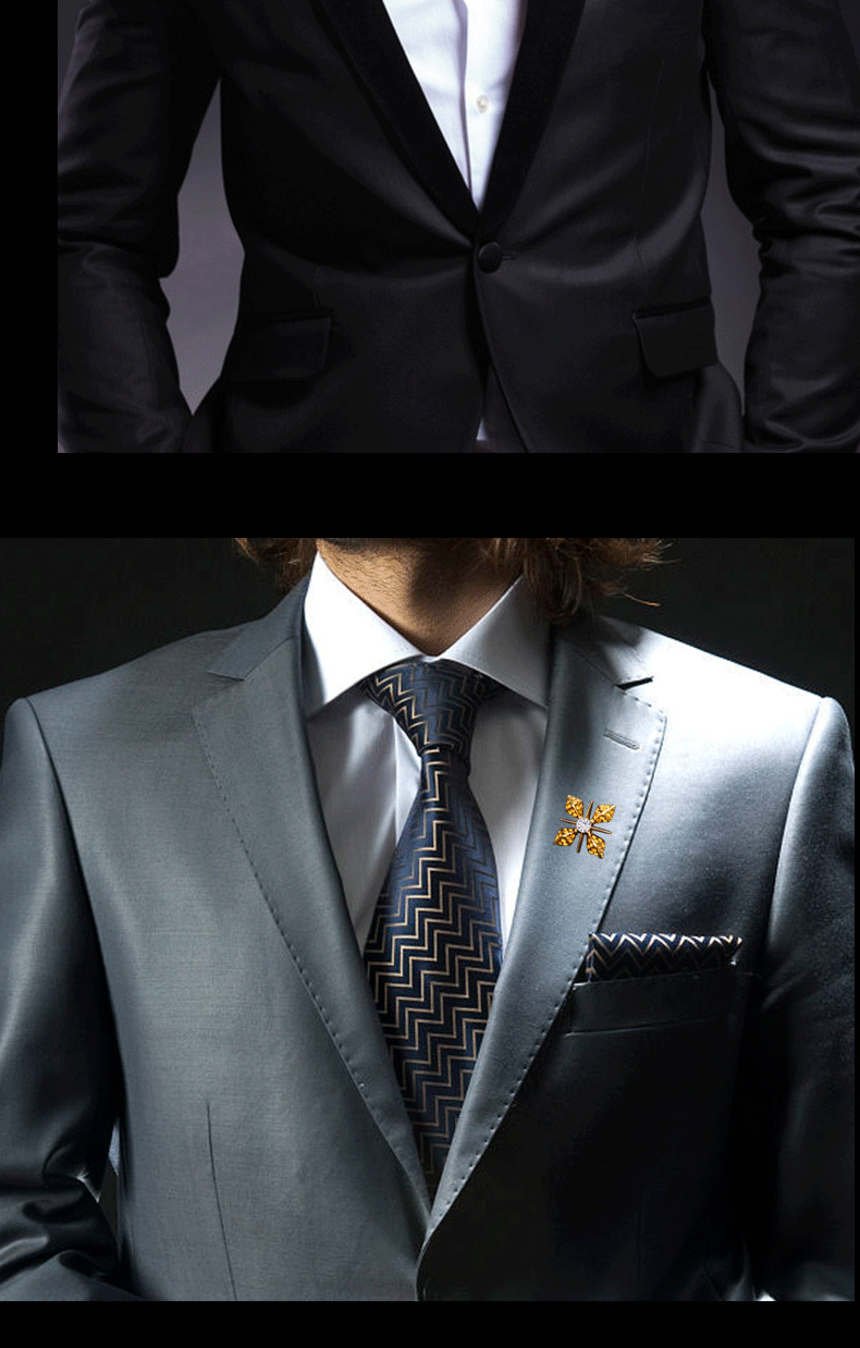 潮流简约领口领针男士西装胸花衬衫小别针胸针时尚日韩国徽章配饰 船