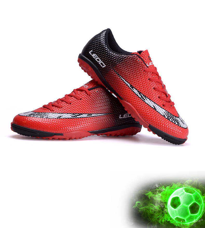 2016新款儿童足球鞋碎丁足球鞋平底防滑球鞋草地长钉鞋子 提示标准码