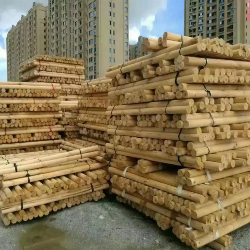 定做绿化树木支撑棍树支架杉木棍撑树杆大树固定架圆木棍撑树木棍套杯