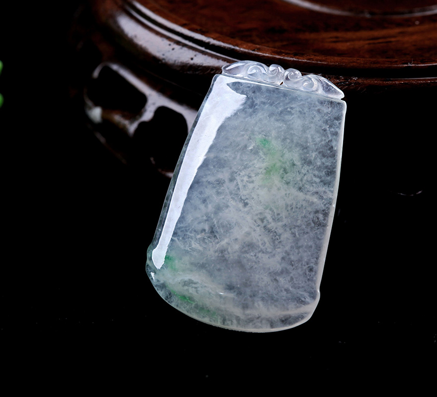 碧翠玑珠宝 冰糯种翡翠无事牌 6.88克