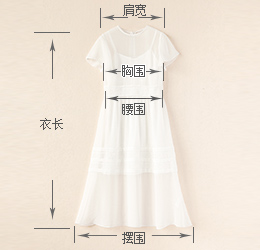 预售yigue/亦谷2016夏新品通勤淑女圆领短袖两件套蕾丝a字连衣裙