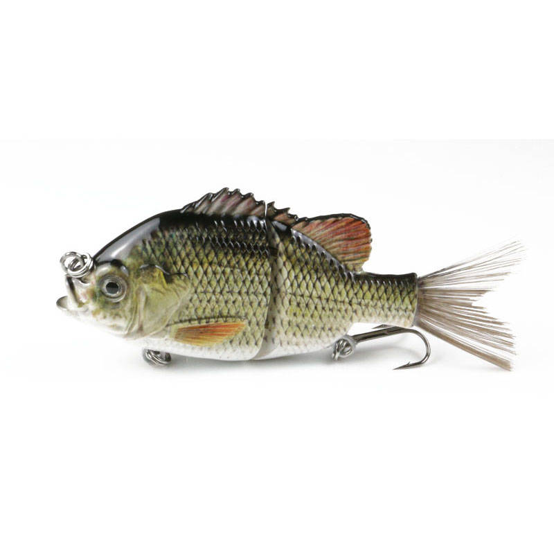 路亚饵多节鱼2节鱼13厘米43克 远投沉水仿真假鱼饵 鲈鱼五道黑海鲈