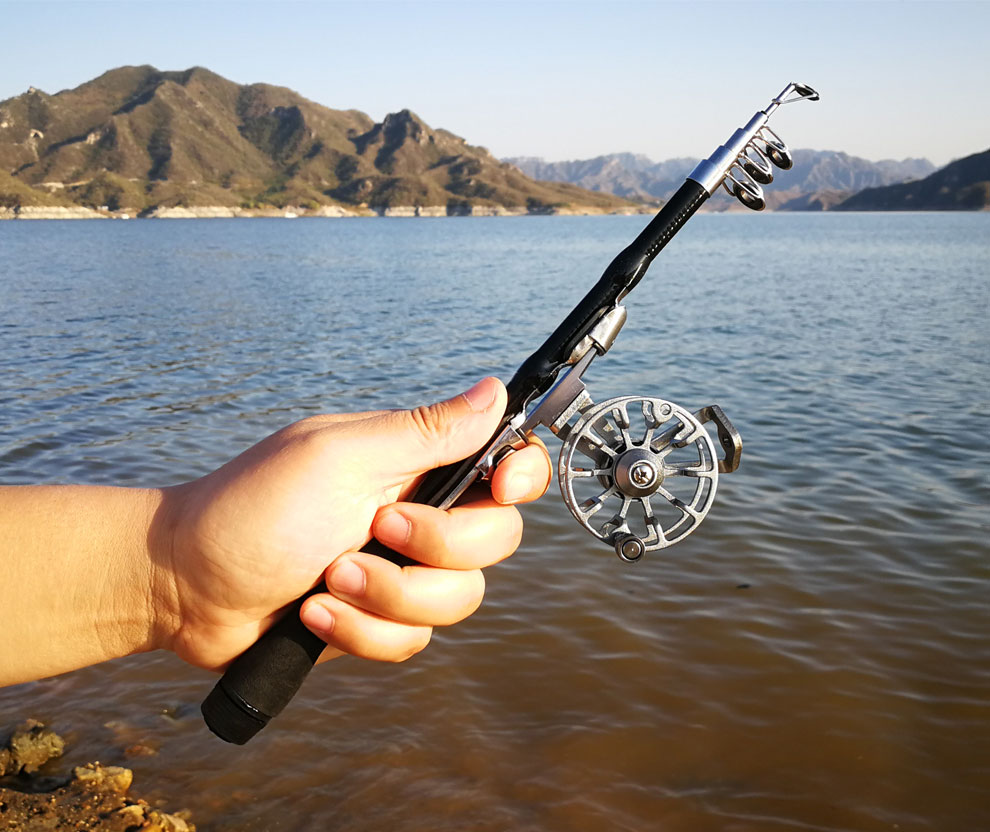 小海竿筏钓杆短节迷你矶钓杆钓鲫鱼抛竿路亚江竿冰钓竿套装可伸缩便携