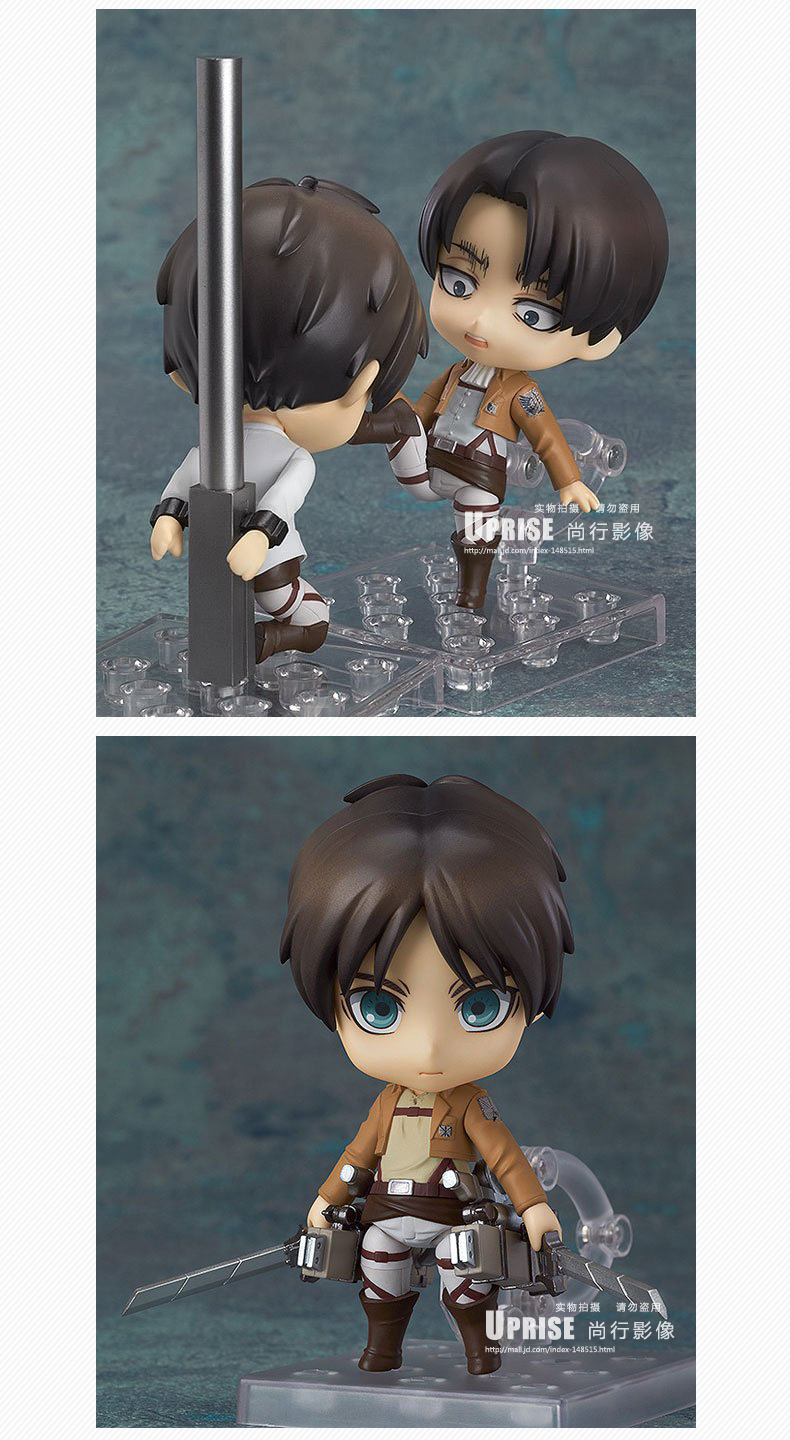 进击的巨人 兵长利威尔 艾伦耶格尔 巨人胡佛q版粘土模型 摆件玩具