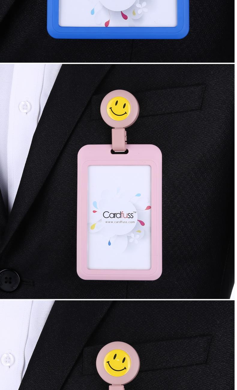 时尚伸缩卡套拉伸工作证件卡套易拉扣挂绳厂牌员工证参会证医院医生