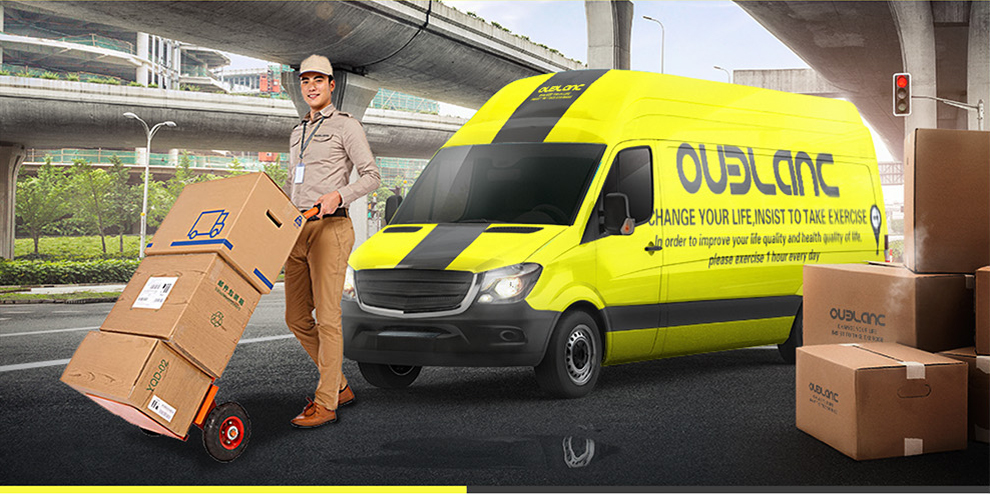 欧宝龙(oublanc)健身车家用静音磁控变速动感单车 b300 内置app磁控车