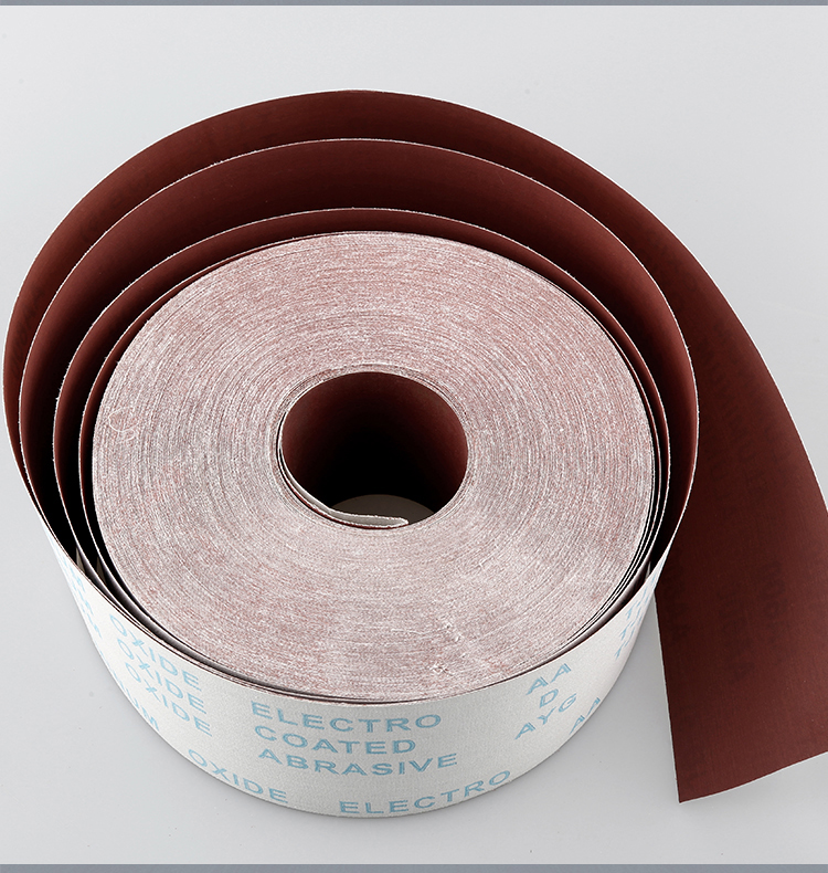 砂纸手撕砂布卷纱沙软布砂带卷打磨木工金属车床抛光工具沙子砂布 4寸