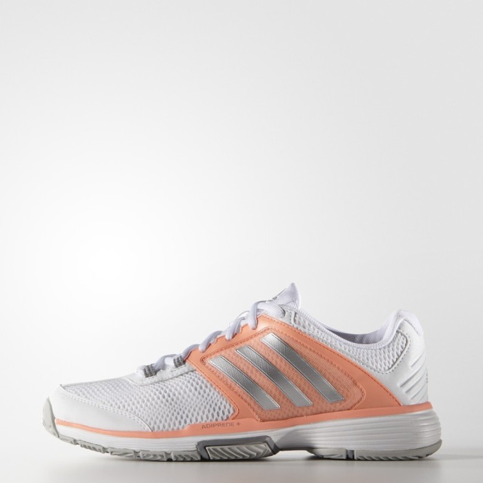 adidas阿迪达斯网球女子barricade网球鞋亮白af6217如图39