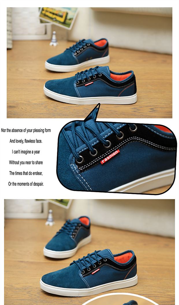 帆布鞋男2016春夏季英伦男鞋新款布鞋休闲鞋透气运动