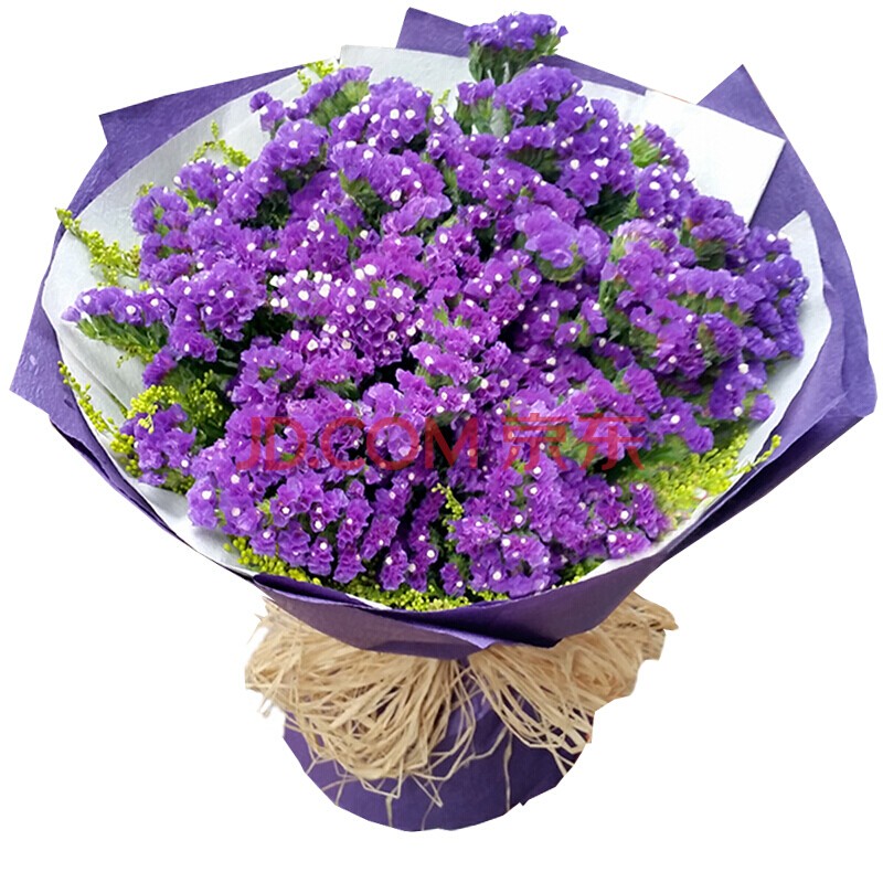 绿色白色雏菊混搭花束