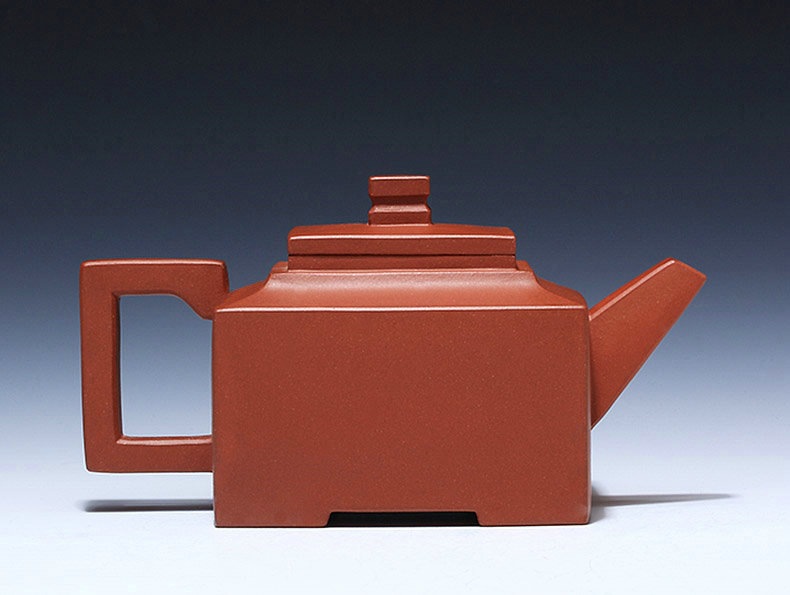 方器全手工宜兴紫砂壶茶壶原矿茶具周静方斗壶