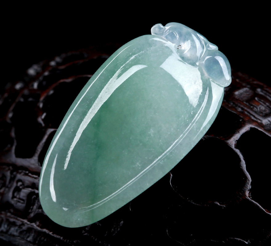 碧翠玑珠宝 冰糯种瓜皮绿花福桃 6.81克【图片 价格 品牌 报价】-京东