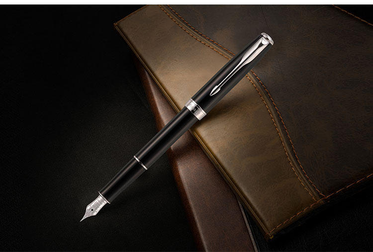 【当当自营】parker 派克卓尔福丽雅黑白夹墨水笔/钢笔