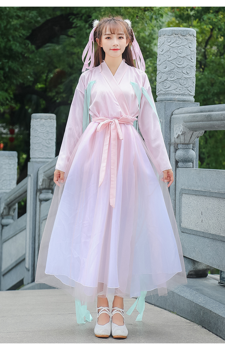 2020秋冬三生三世十里桃花衣服同款白浅汉服夜华童古装仙女装演出服