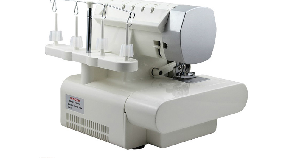 胜家缝纫机包缝机锁边机家用小型14sh754三线锁边机吃厚拷边机密拷四