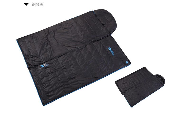 牧高笛户外 成人四季露营睡袋可拼接加厚单人信封式混合羽绒睡袋 钢琴