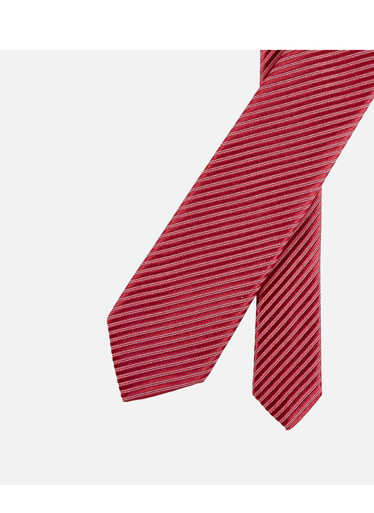 hla海澜之家时尚婚庆领带秋季经典男士领带hzlad3e039a 暗红条纹39