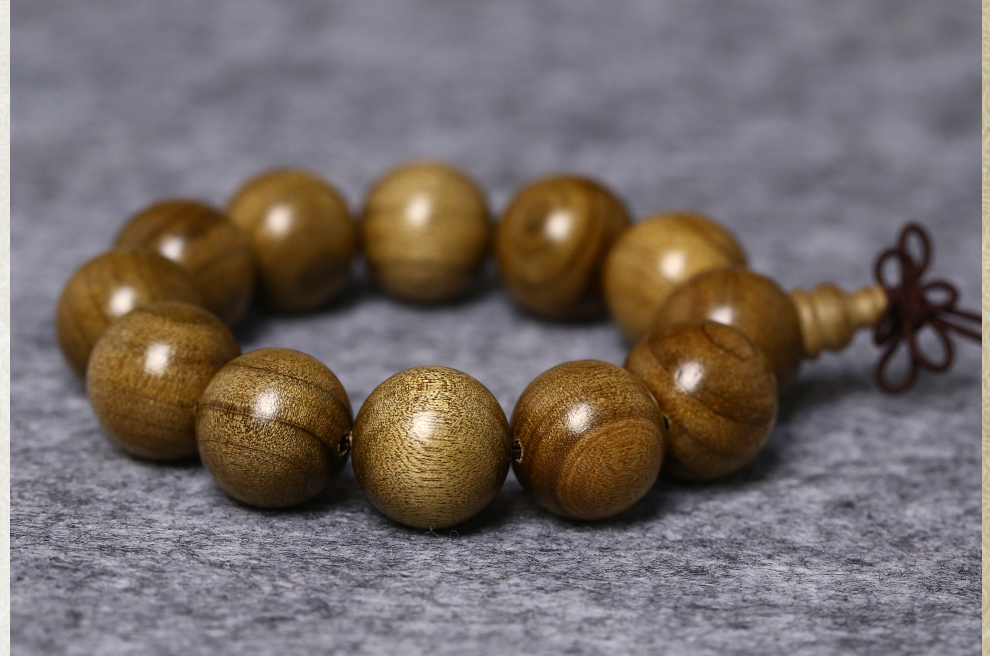 名木香府老料金丝楠木手串佛珠单串手链男款老料金丝楠18mm13颗