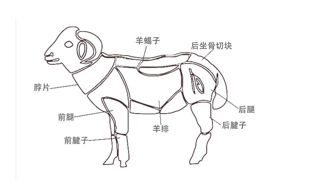 草饲羔羊羊肉 羊蝎子羊脖骨羊排羊腿羊里脊生鲜套装礼品卡册提货券