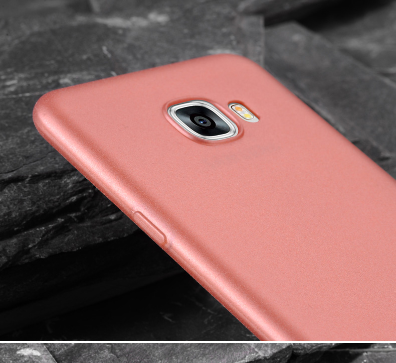 奢姿 纤薄磨砂软壳手机壳保护套 适用于三星galaxy c5 岩砂黑